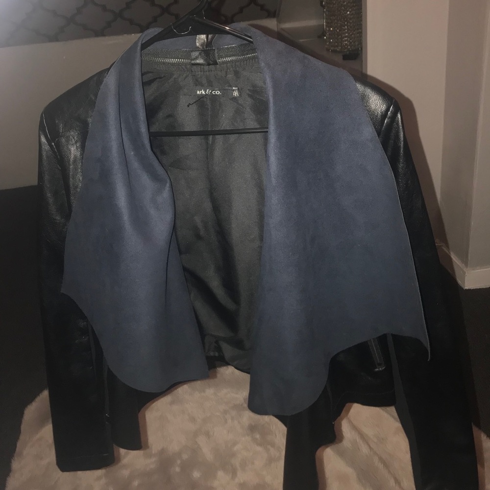 Leather jacket worn once super stylish and cute!